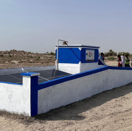 Solar Powered Fully Automated Water System + Water Line for Crops