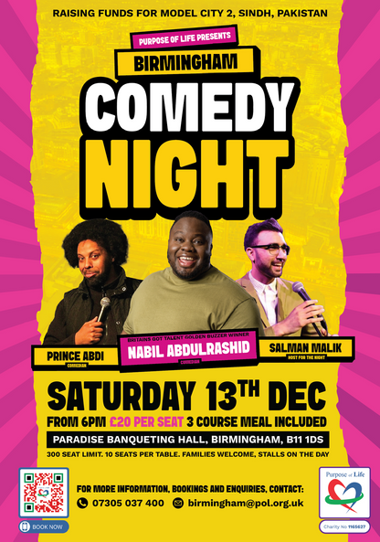 Ticket for the Birmingham Comedy Night 13 Dec 2025 Event - Limited Seats