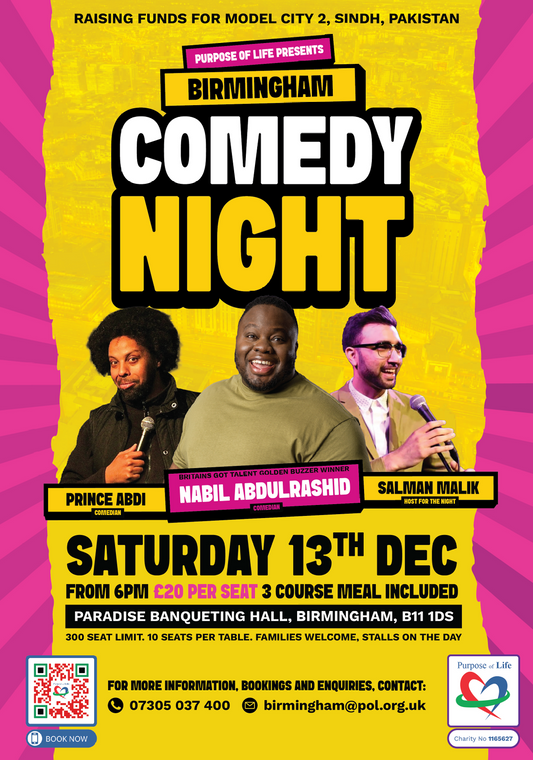 Ticket for the Birmingham Comedy Night 13 Dec 2025 Event - Limited Seats