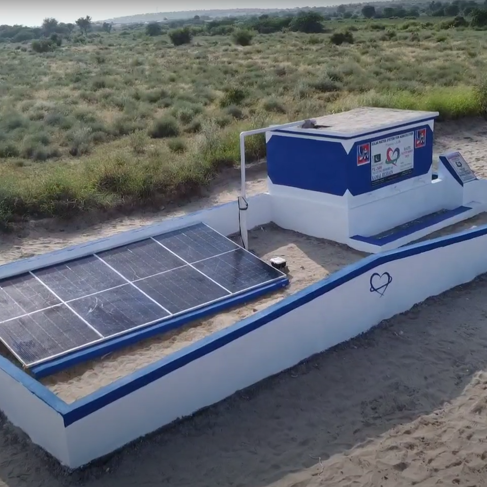 Solar Powered Fully Automated Water System + Water Line for Crops