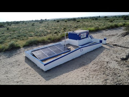 Solar Powered Fully Automated Water System + Water Line for Crops