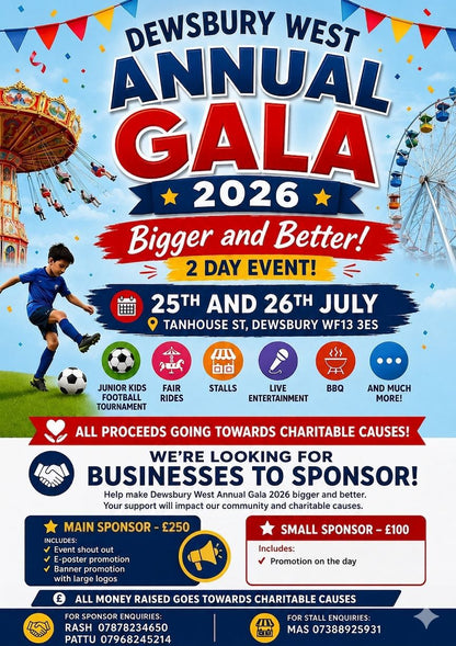 Dewsbury West Annual Gala 2026