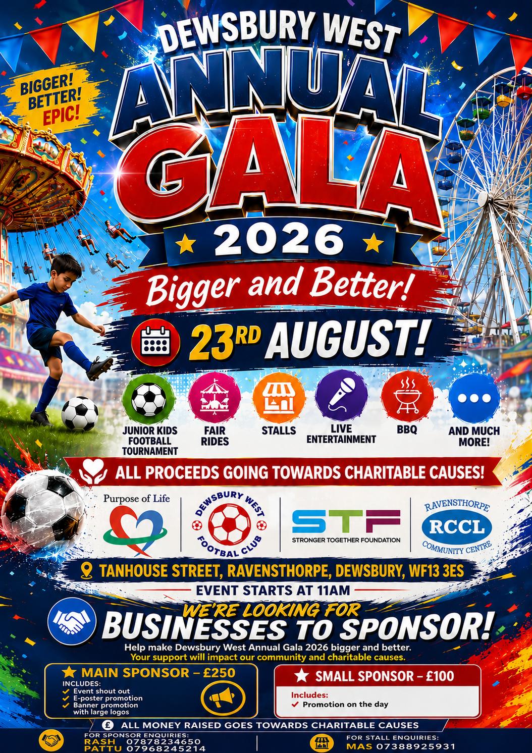 Dewsbury West Annual Gala 2026