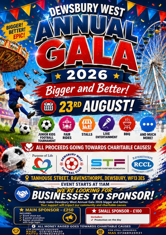 Dewsbury West Annual Gala 2026